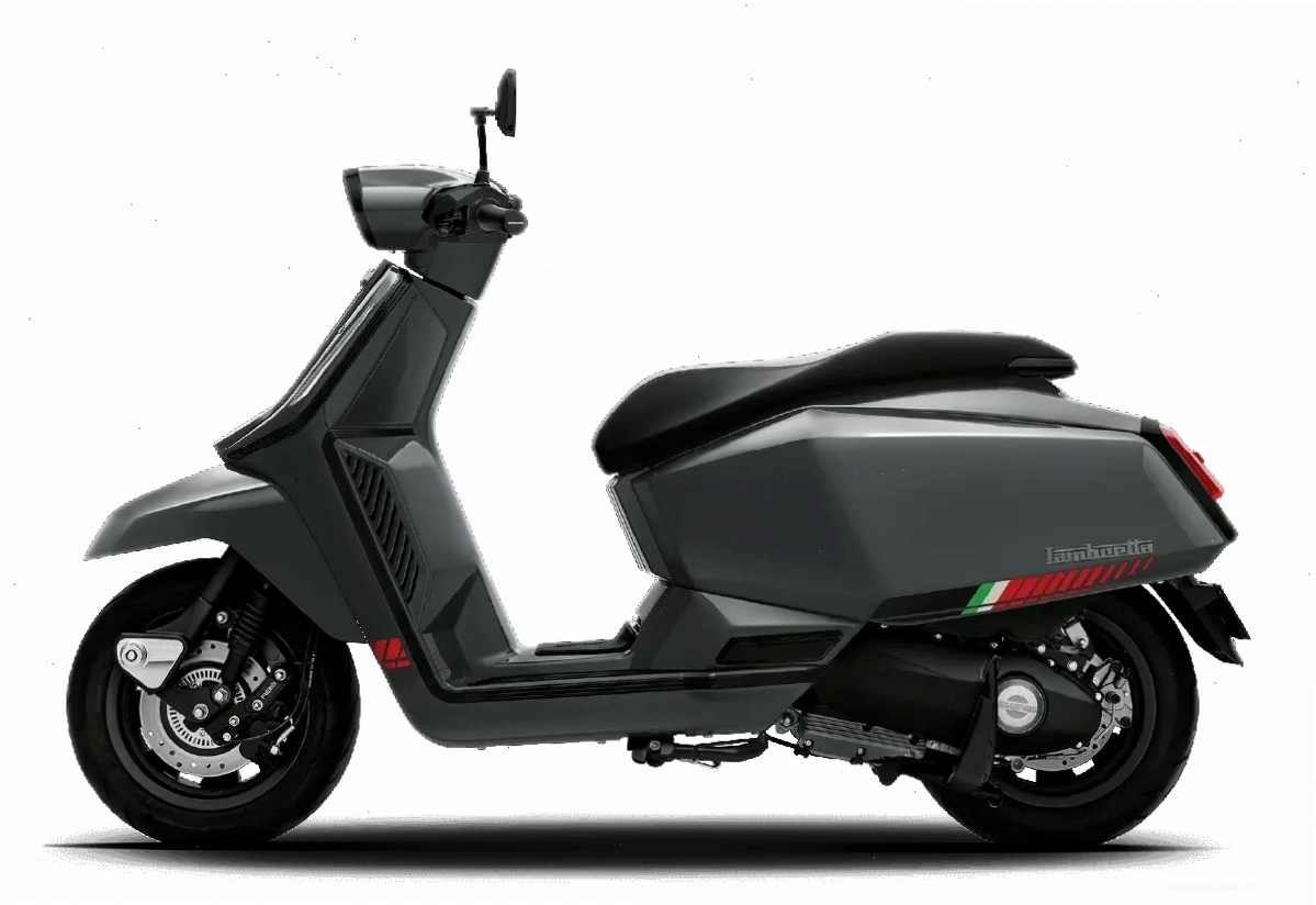Lambretta X125 màu xám Scuro Grey thời thượng