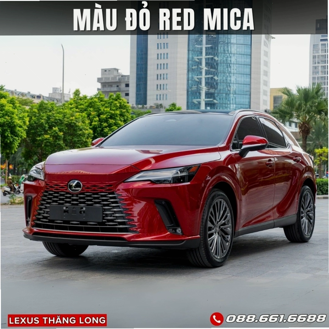 Lexus RX 350h Premium màu đỏ cuốn hút