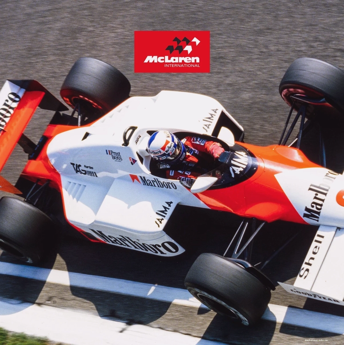 Logo McLaren những năm 1980