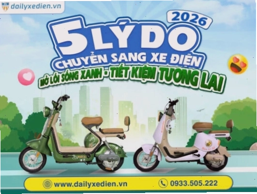 L&yacute; do n&ecirc;n chuyển sang xe điện