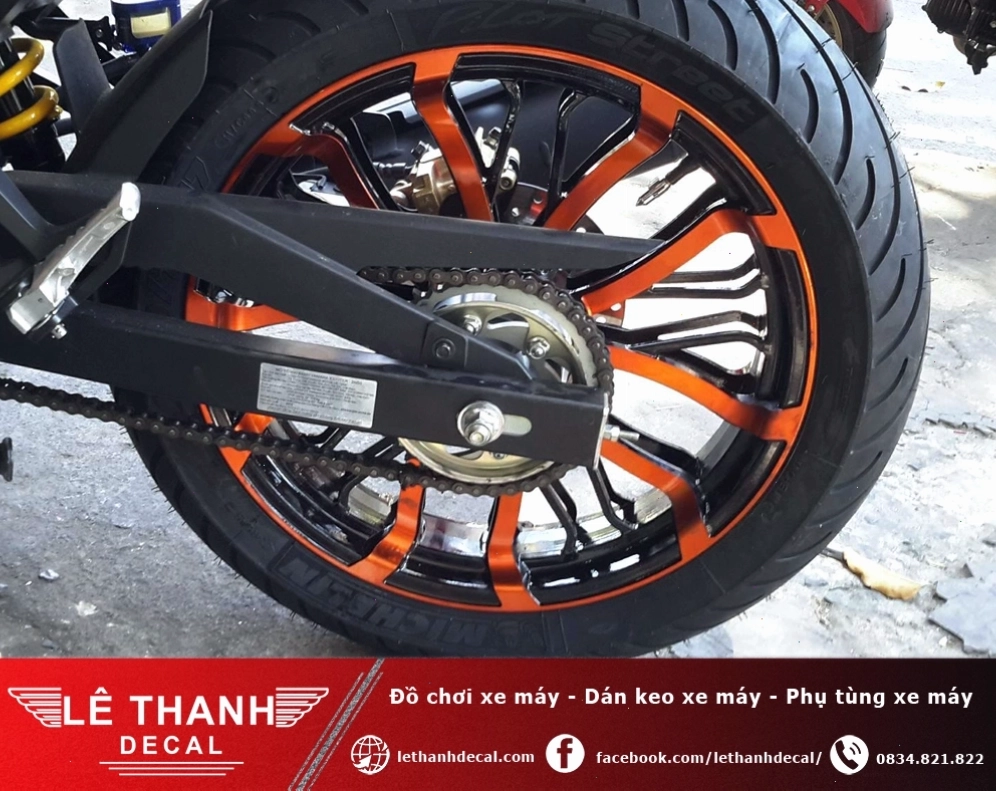 Mâm xe Kuni với thiết kế thể thao bắt mắt