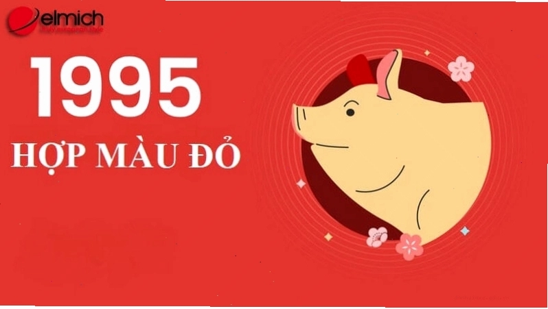 Màu đỏ là màu hợp nhất với người sinh năm 1995