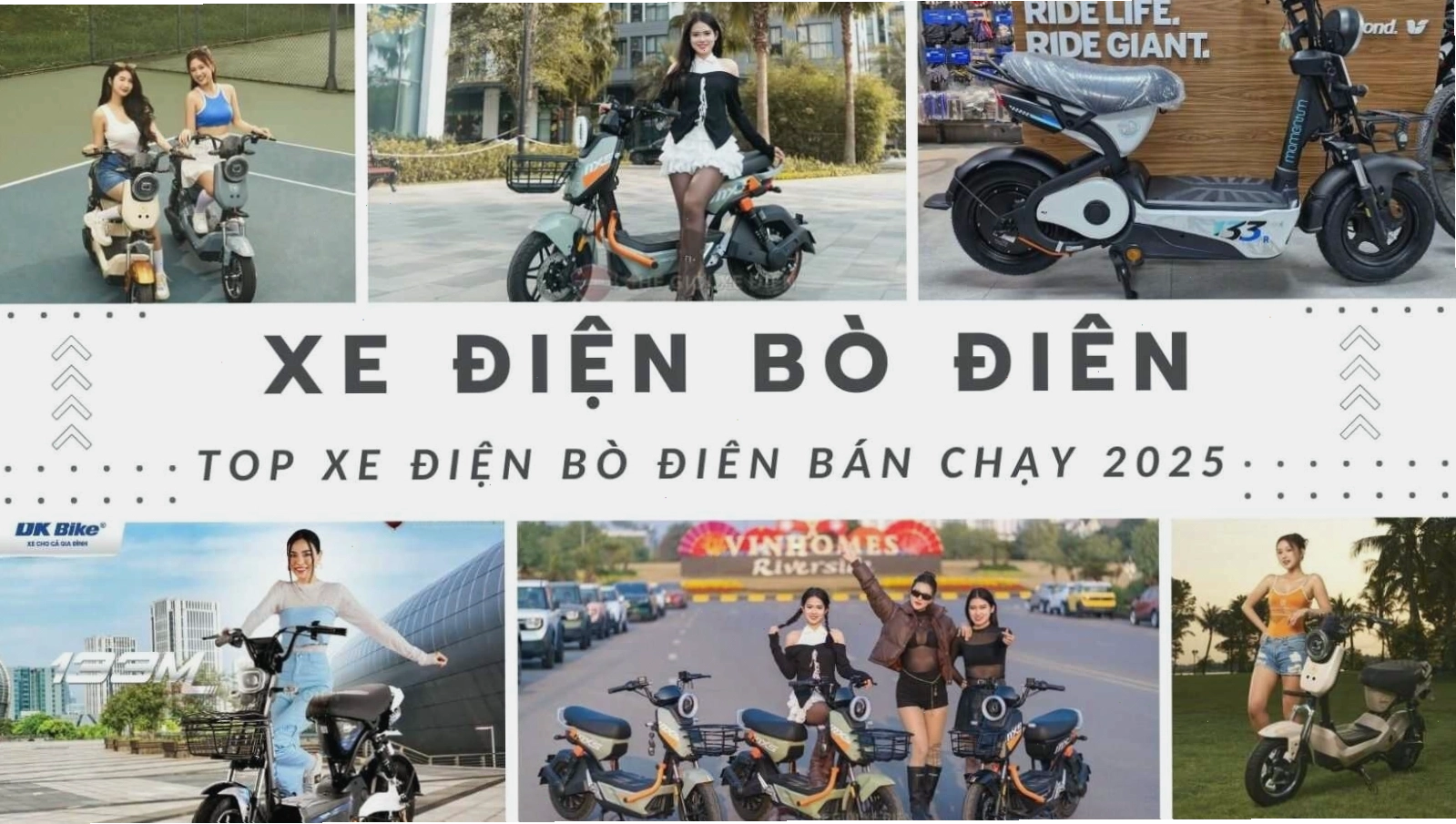 Mẫu xe đạp điện bò điên M133S Mini màu trắng thanh lịch
