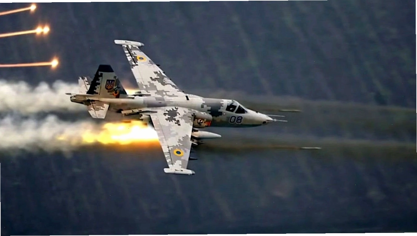 Máy bay cường kích Su-25 của Không quân Ukraine