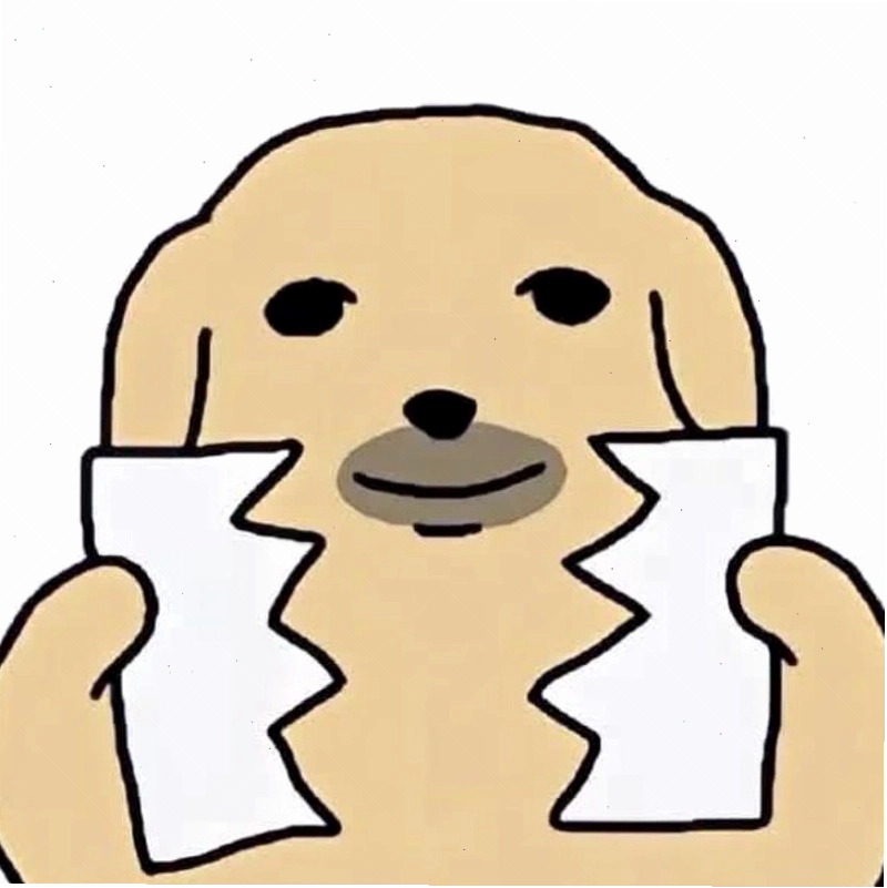 Meme chó con với ánh mắt long lanh