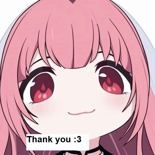 Meme đơn giản với dòng chữ Thank You