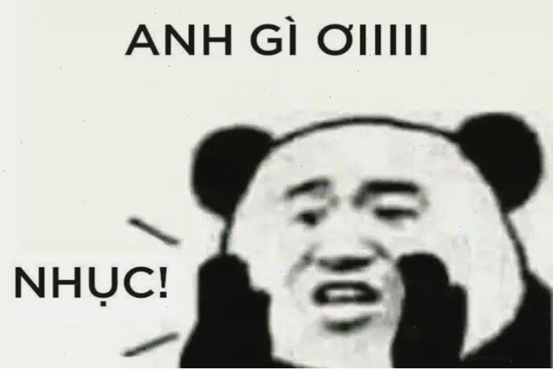 Meme gấu trúc Trung Quốc thể hiện sự châm biếm, mỉa mai bằng ánh mắt và cử chỉ