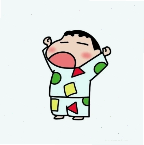 Meme Shin cậu bé bút chì đang ngồi bó gối, khuôn mặt biểu lộ sự bất lực và "bó tay.com", giống như đang nói "tôi cũng chẳng biết nữa".