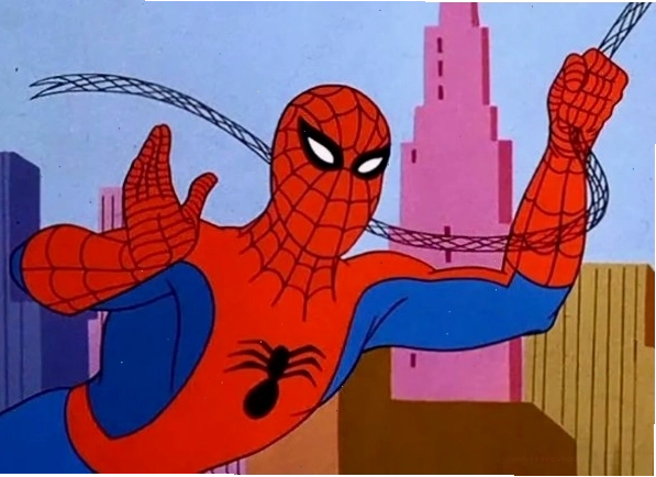Meme Spider-Man với biểu cảm ngạc nhiên tột độ, hai tay dang ra