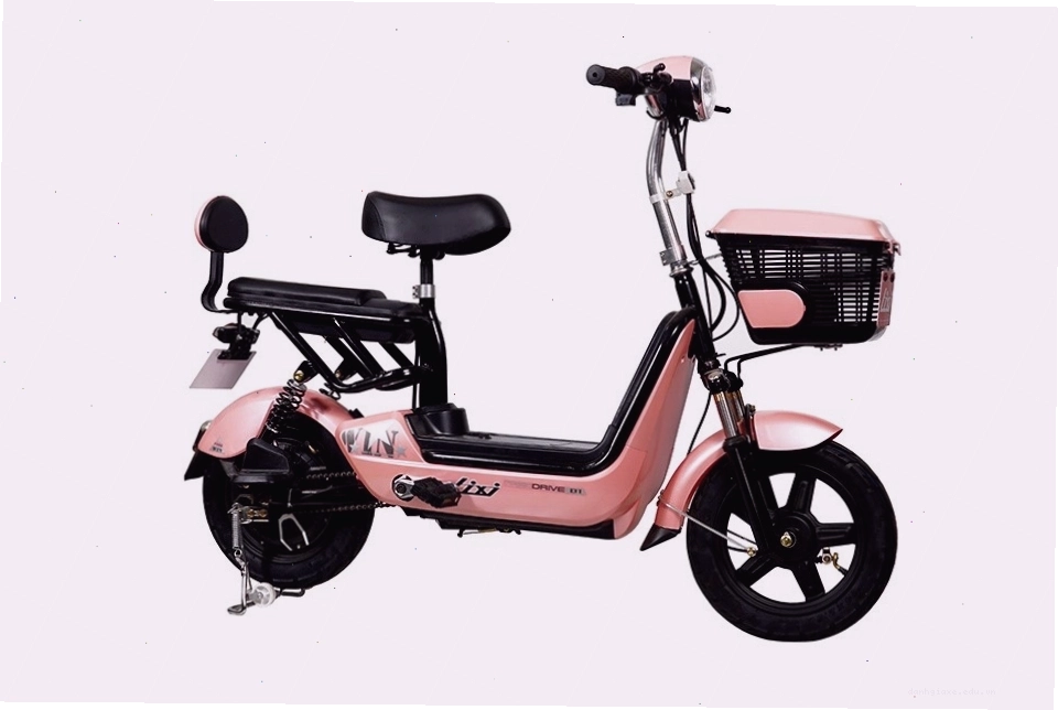 Minh họa một chiếc xe đạp điện hiện đại với thiết kế bắt mắt