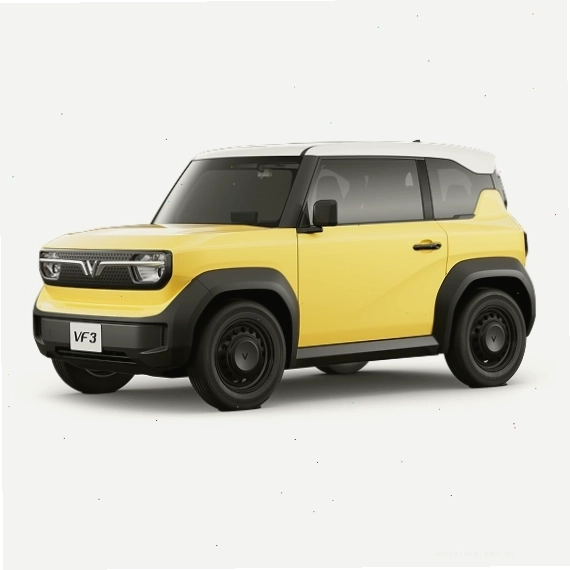 Mô hình xe VinFast VF 3 màu Summer Yellow