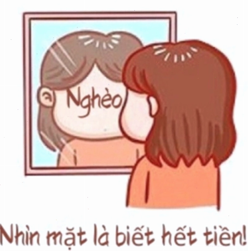 Một con vật đang nằm dài trên sàn với vẻ mặt chán nản, biểu hiện sự mệt mỏi vì hết tiền