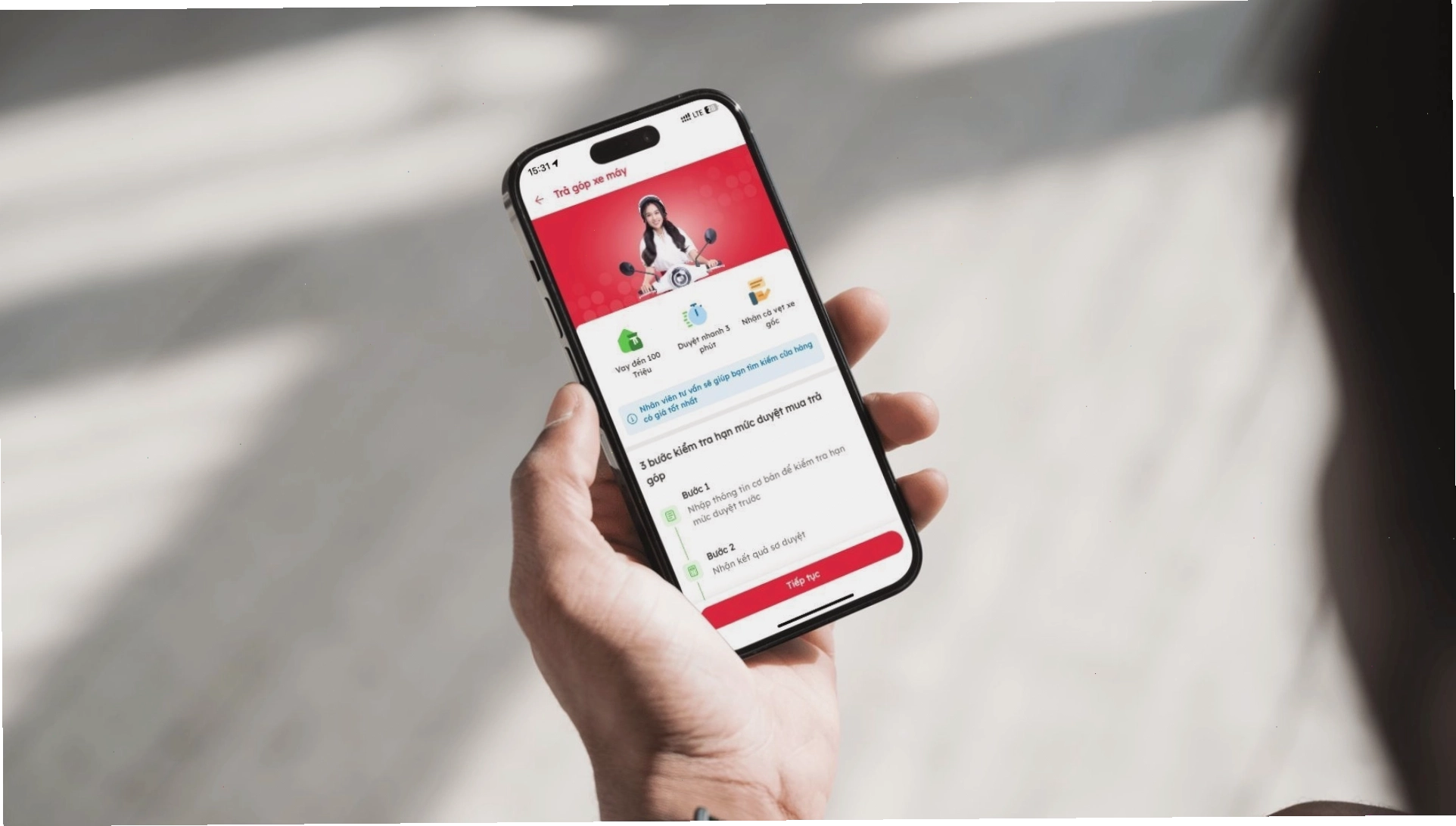 Mua xe Winner V1 trả góp dễ dàng với Home Credit
