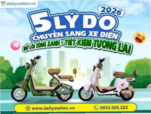 Năm 2026 là thời điểm lý tưởng để chuyển sang sử dụng xe điện nhờ những lợi ích vượt trội.