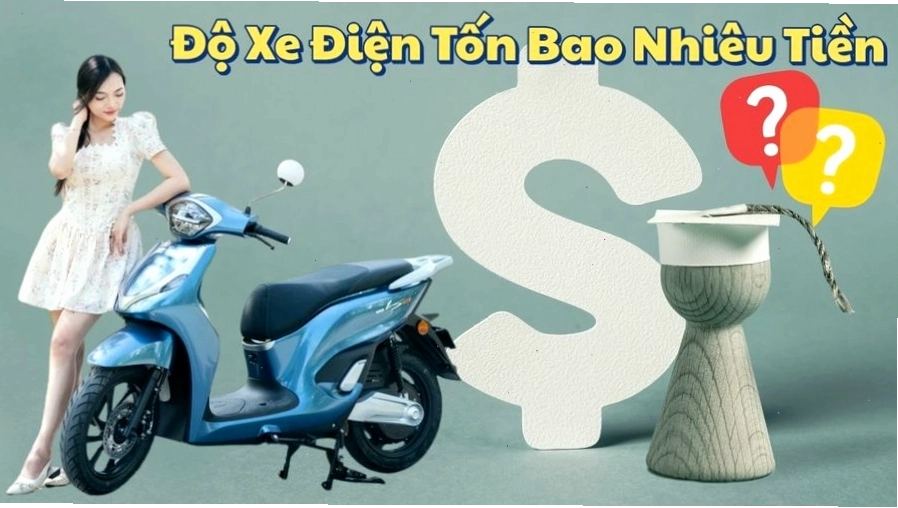 Ngoại hình xe đạp điện sau khi được độ lại
