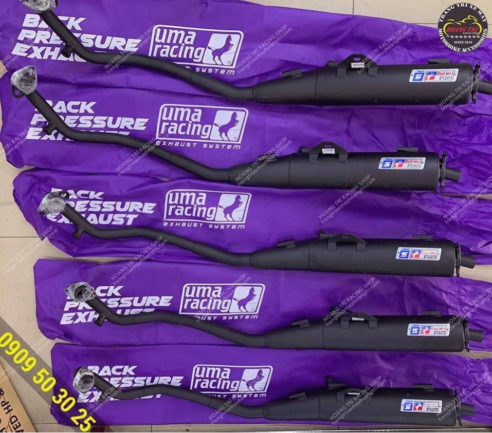 Nhiều mẫu pô Uma Racing V3 có sẵn tại cửa hàng