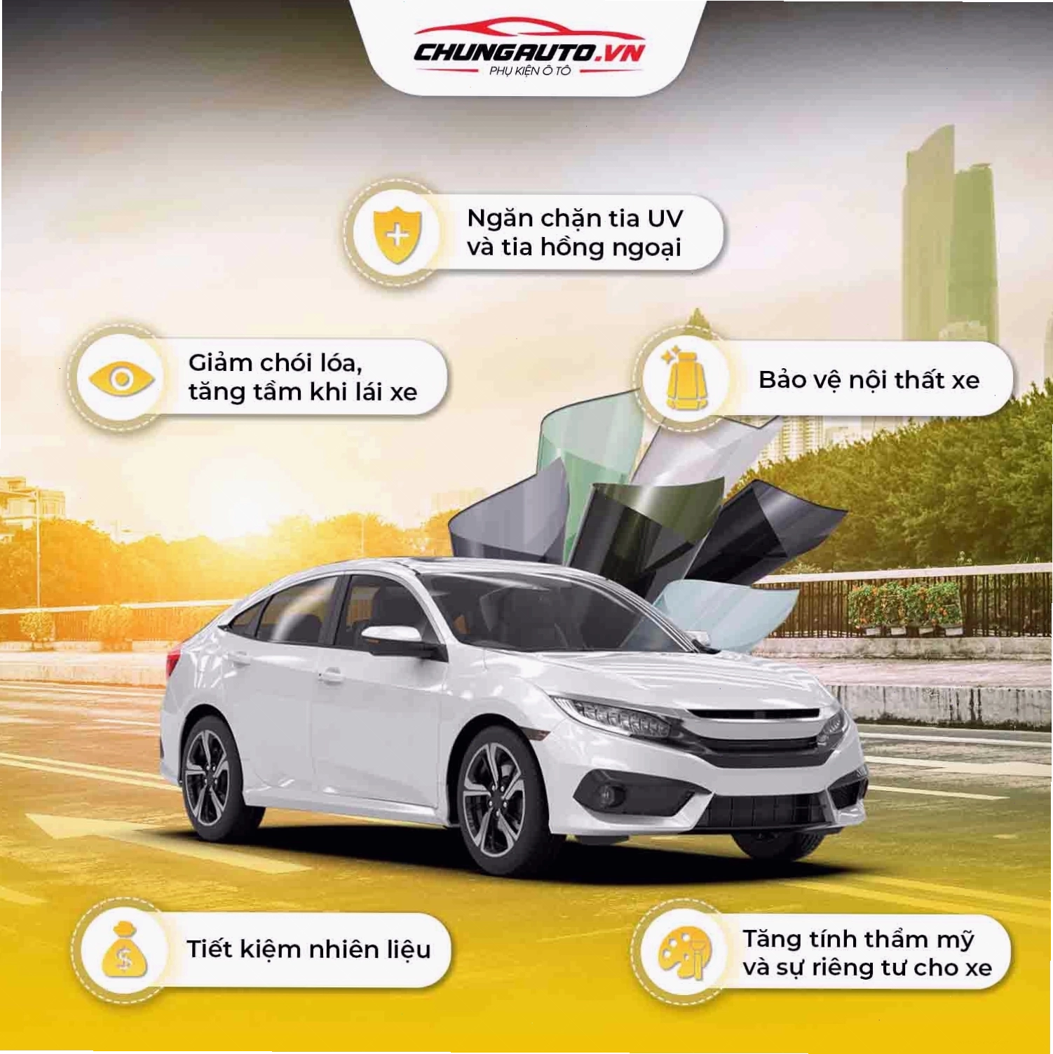 Những lợi ích khi dán phim cách nhiệt cho ô tô