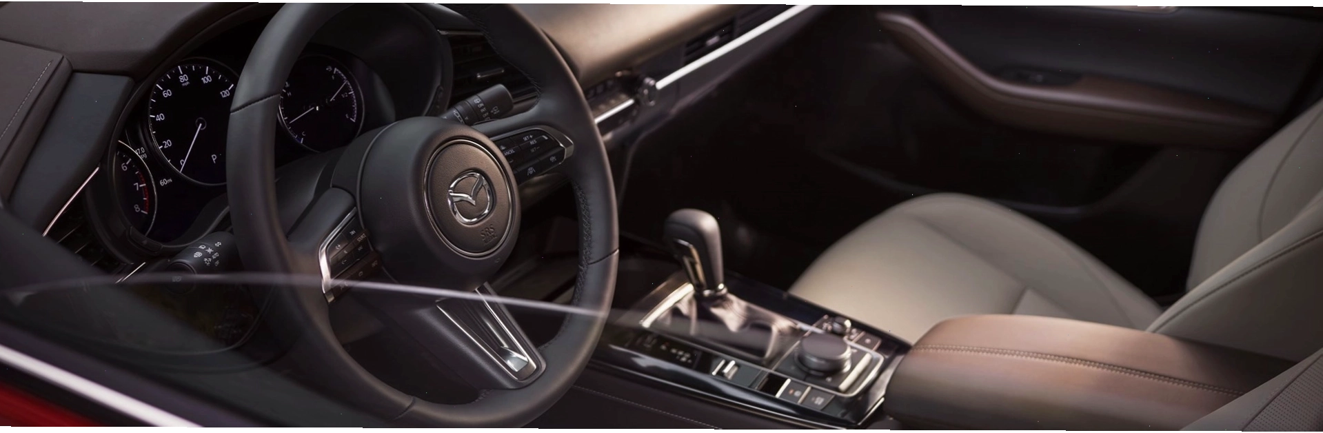 Nội thất Mazda CX-30 sang trọng với vật liệu cao cấp
