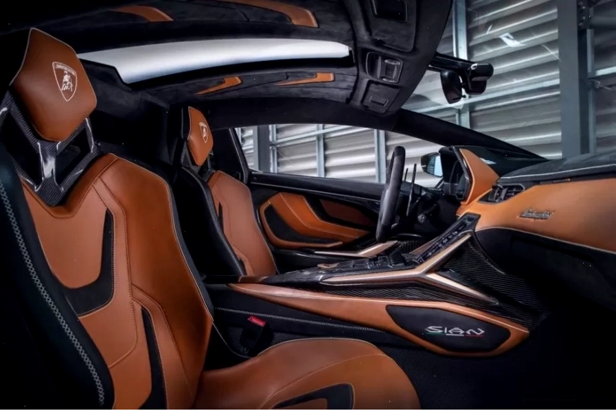 Nội thất sang trọng của Lamborghini Sián FKP 37