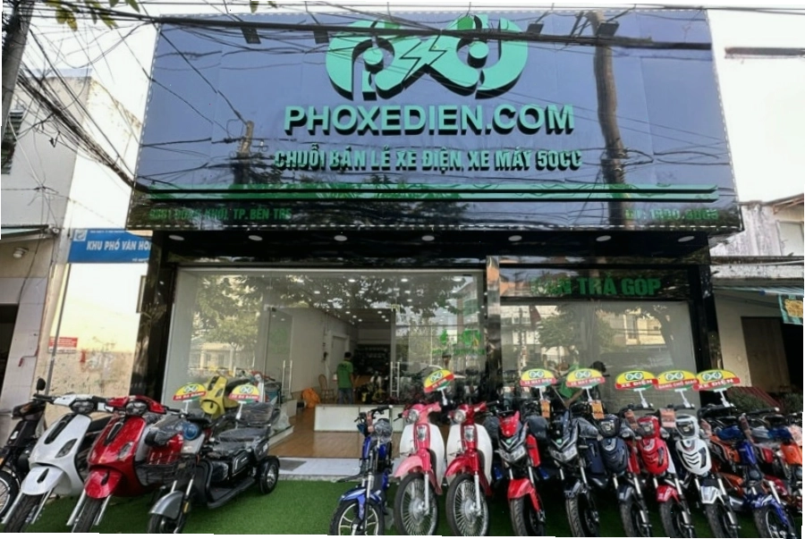 Phố xe điện cung cấp nhiều loại phụ tùng