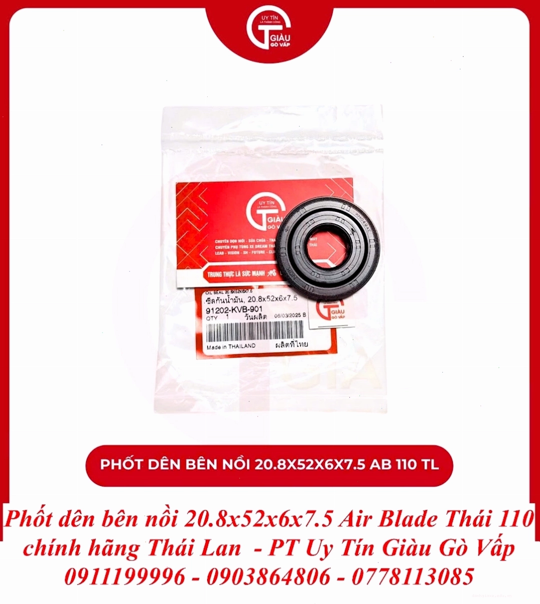 Phốt Dên Bên Nồi Air Blade 110 Chính Hãng Thái Lan