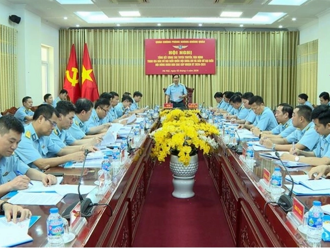 Quân chủng PK-KQ tổng kết công tác bầu cử