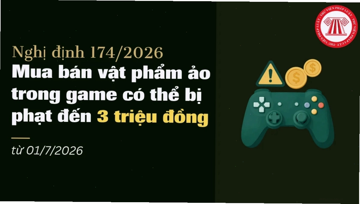 Quy định về mua bán vật phẩm ảo trong game
