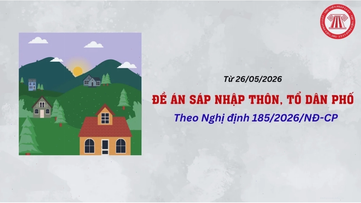 Quy trình sáp nhập thôn và tổ dân phố