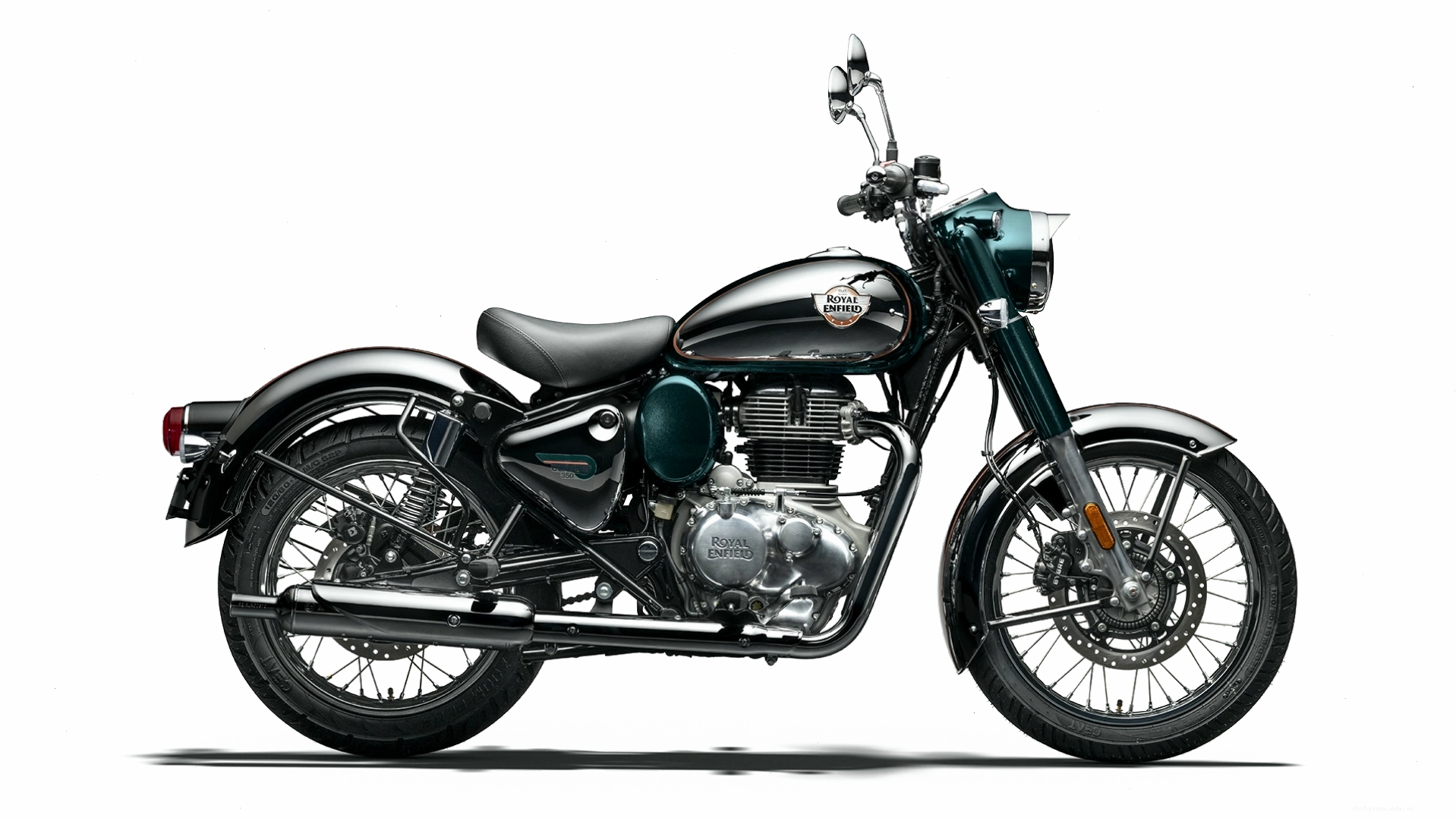Royal Enfield Classic 350 màu Emerald xanh ngọc bích đầy quyến rũ