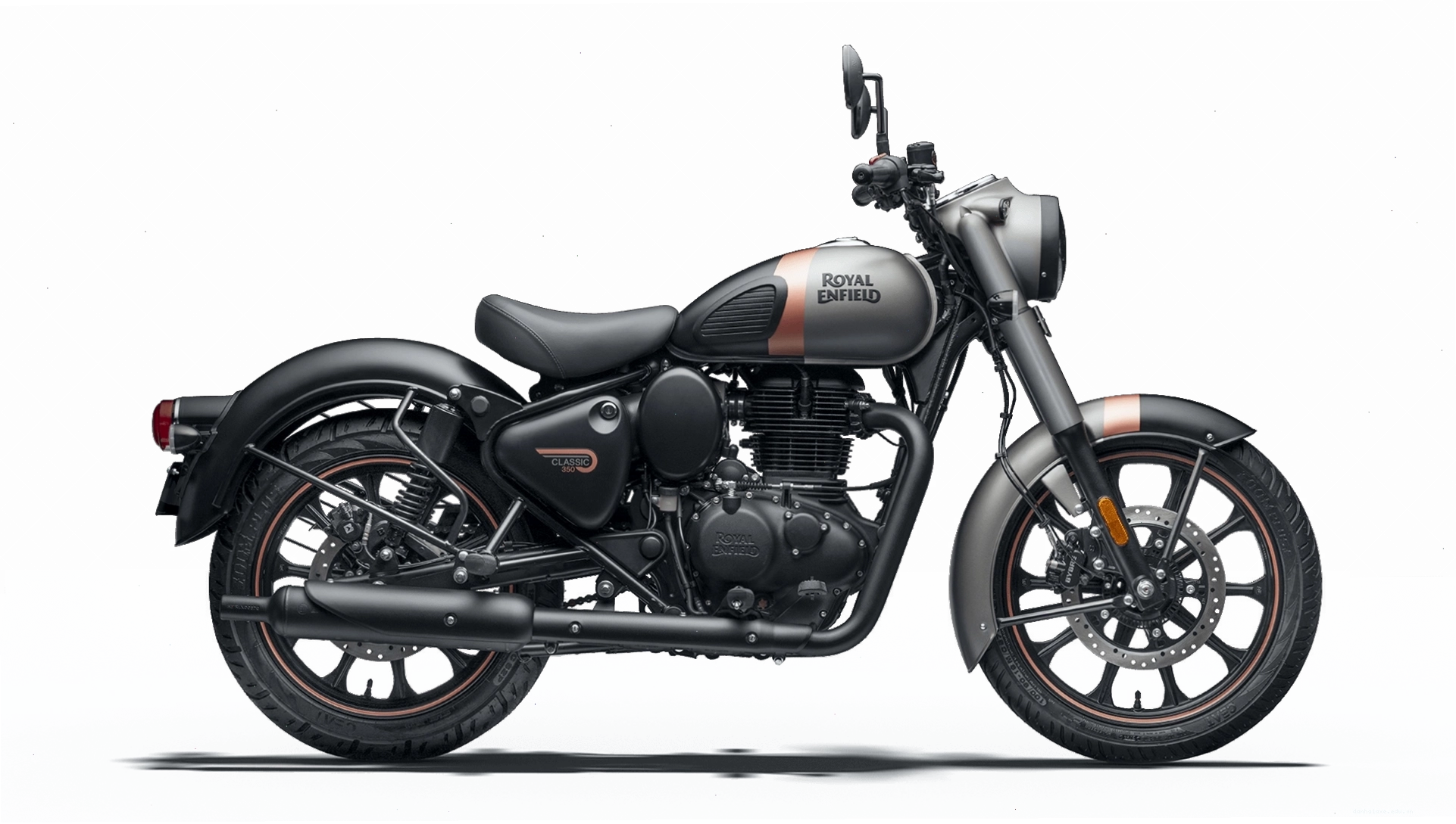 Royal Enfield Classic 350 màu Gun Grey thanh lịch và sang trọng