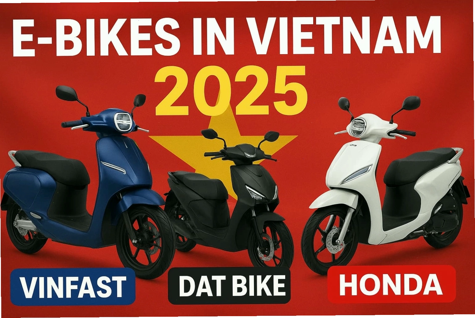 So sánh các loại xe điện tại Việt Nam