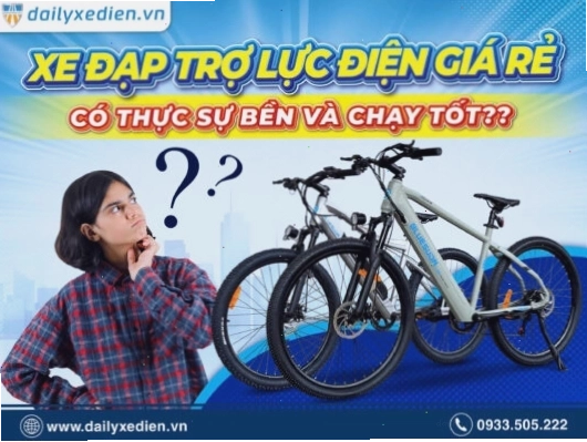 So sánh xe đạp trợ lực điện giá rẻ với các loại xe khác