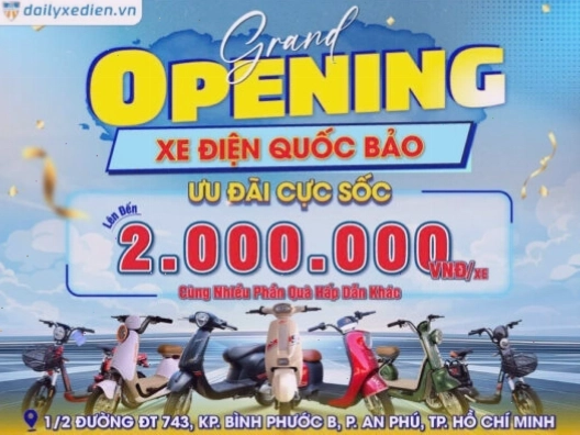 Sự kiện khai trương đại lý xe điện Bluera Việt Nhật Quốc Bảo tại TP.HCM