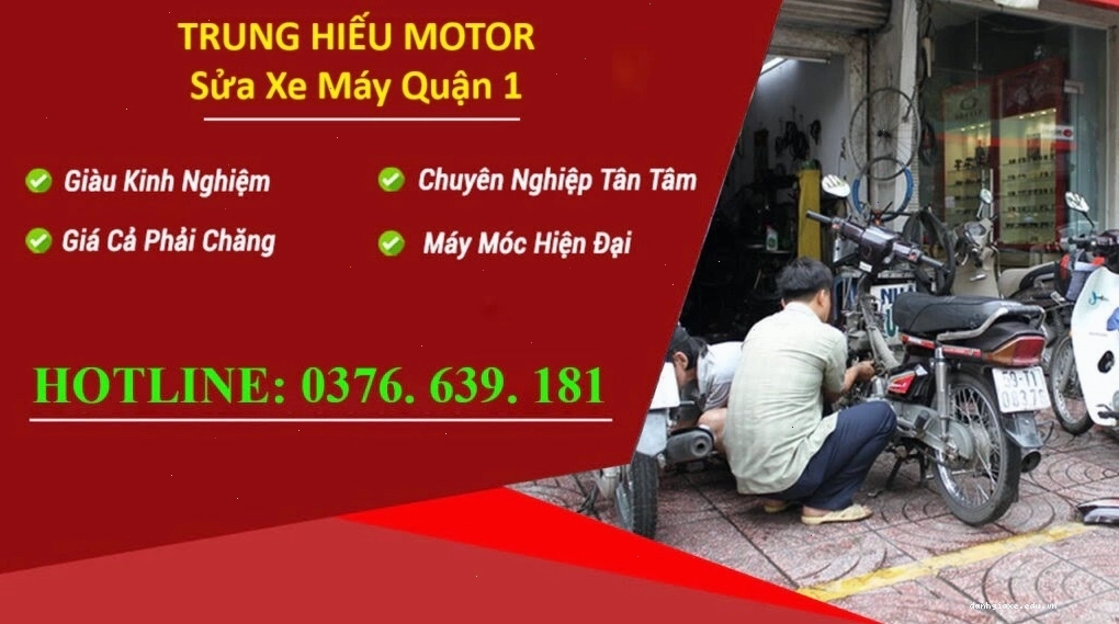 Sửa xe máy tận nơi tại TPHCM và các quận lân cận