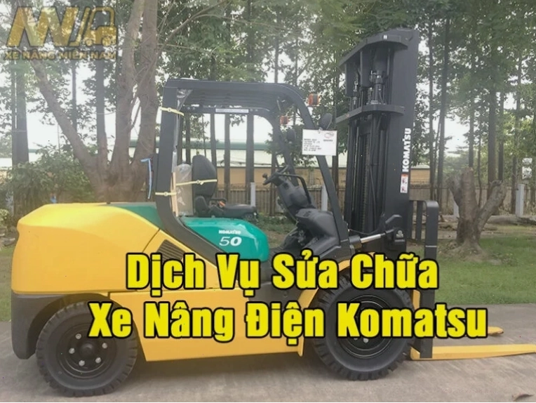 Sửa xe nâng điện Komatsu