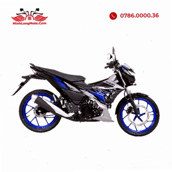Suzuki Satria Xám đen - Một mẫu xe côn tay phổ biến