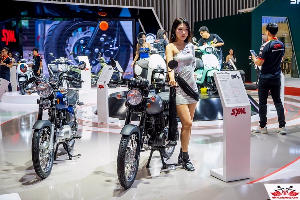 SYM Wolf 125 xuất hiện tại triển lãm VMS 2024