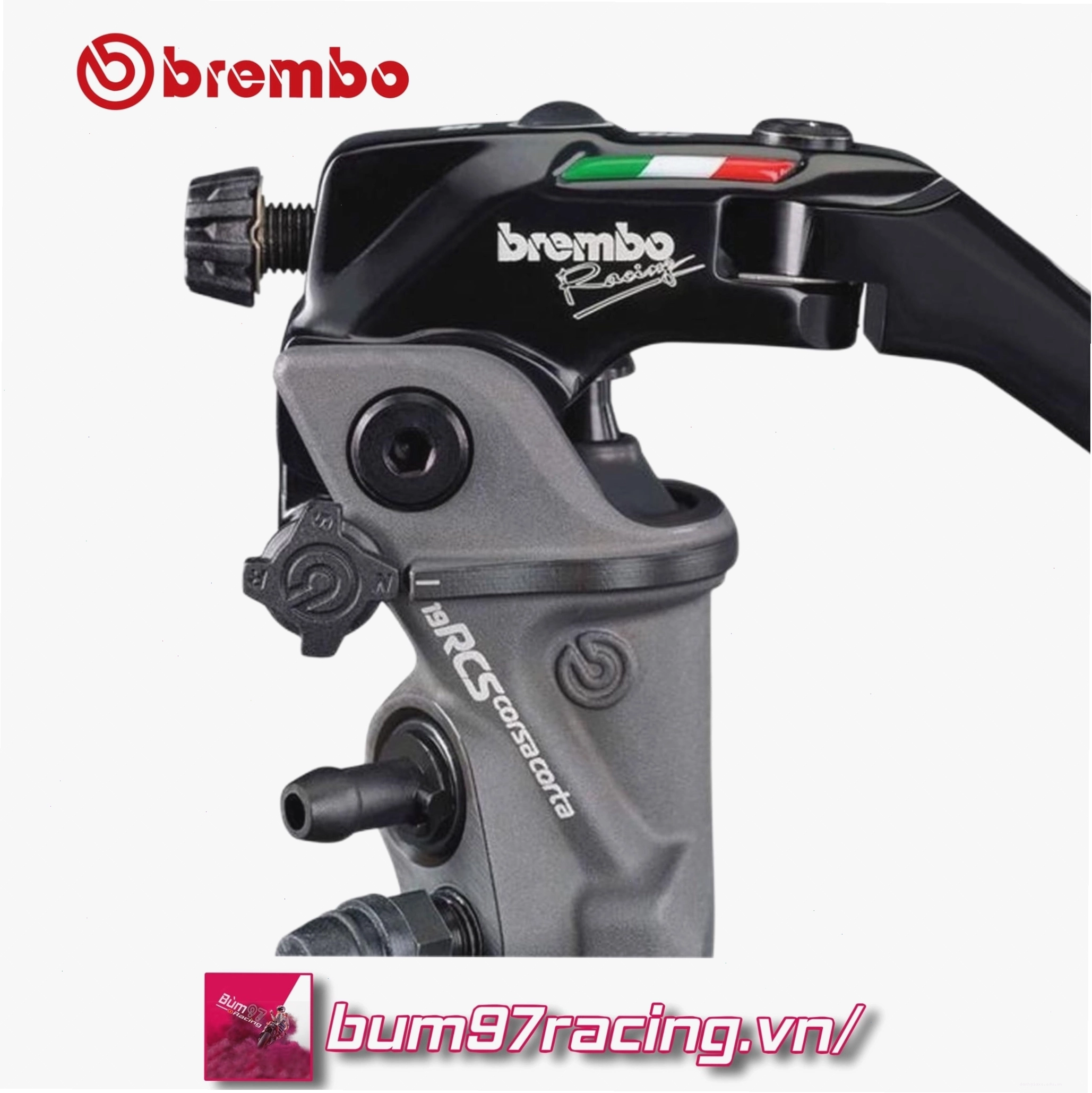 Tay thắng Brembo Corsa Corta có tích hợp bộ điều chỉnh lực ép