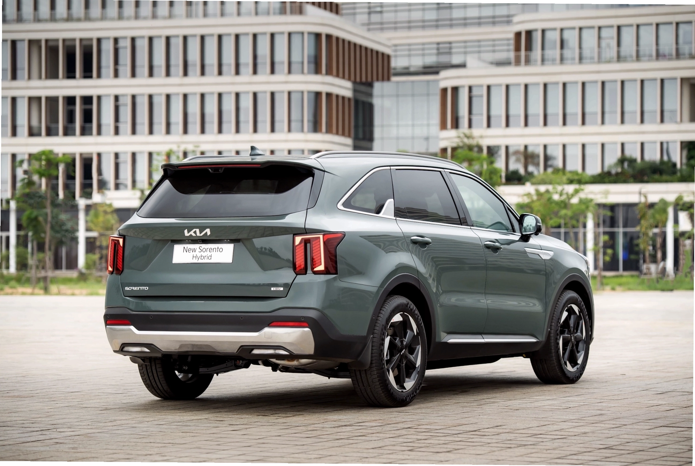 Thân xe Kia Sorento 2026 với đường nét khí động học