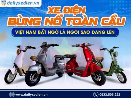 Thị trường xe điện toàn cầu đang bùng nổ mạnh mẽ, Việt Nam nổi lên như một ngôi sao