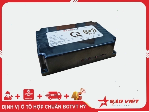 Thiết bị định vị ô tô hợp chuẩn H7 từ Sao Việt