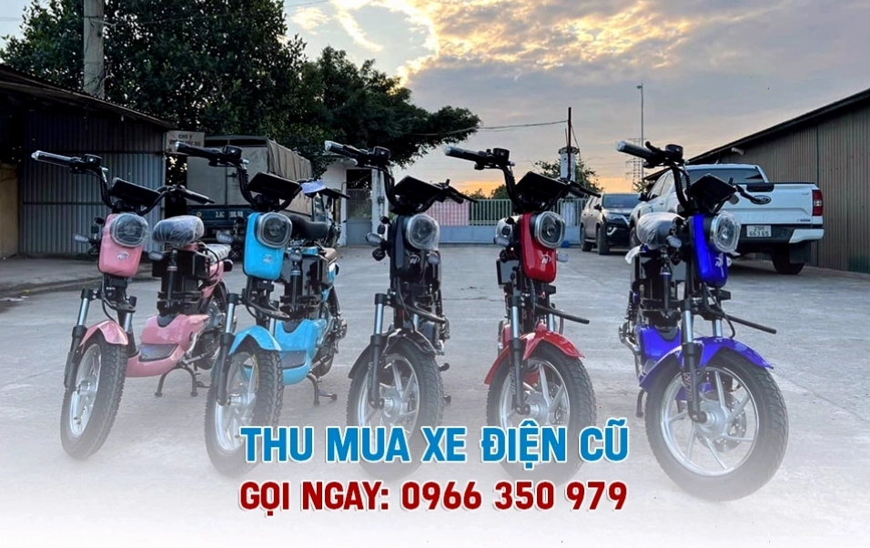 Thu mua xe điện cũ với nhiều tình trạng khác nhau