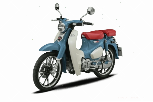 Tổng thể Honda Super Cub 125cc màu xanh dương
