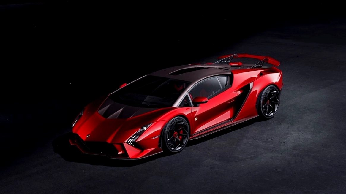 Tổng thể thiết kế khí động học của Lamborghini Auténtica