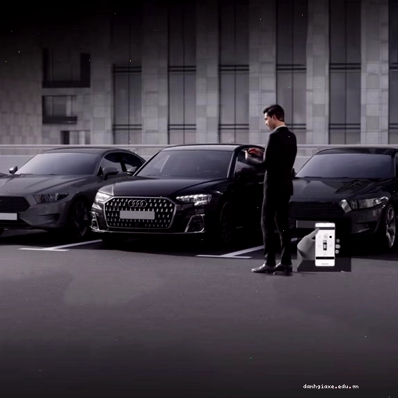 Trình diễn công nghệ hỗ trợ đỗ xe từ xa trên Audi RS 6 Avant.