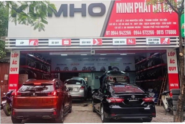 Trung tâm lốp ô tô Minh Phát chi nhánh Duy Tân