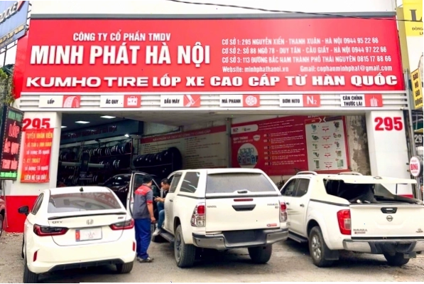 Trung tâm lốp ô tô Minh Phát chi nhánh Nguyễn Xiển
