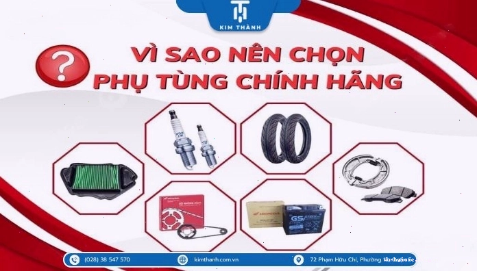 Vì sao nên sử dụng phụ tùng xe máy chính hãng Honda