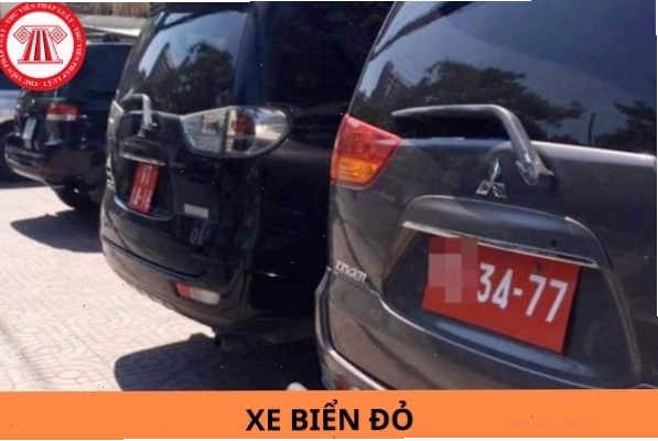 Xe biển đỏ là gì và các quy định pháp luật liên quan