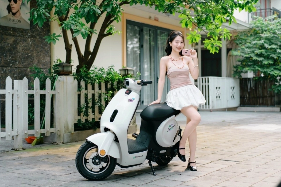 Xe đạp điện cho học sinh cấp 2 với thiết kế năng động, phù hợp lứa tuổi